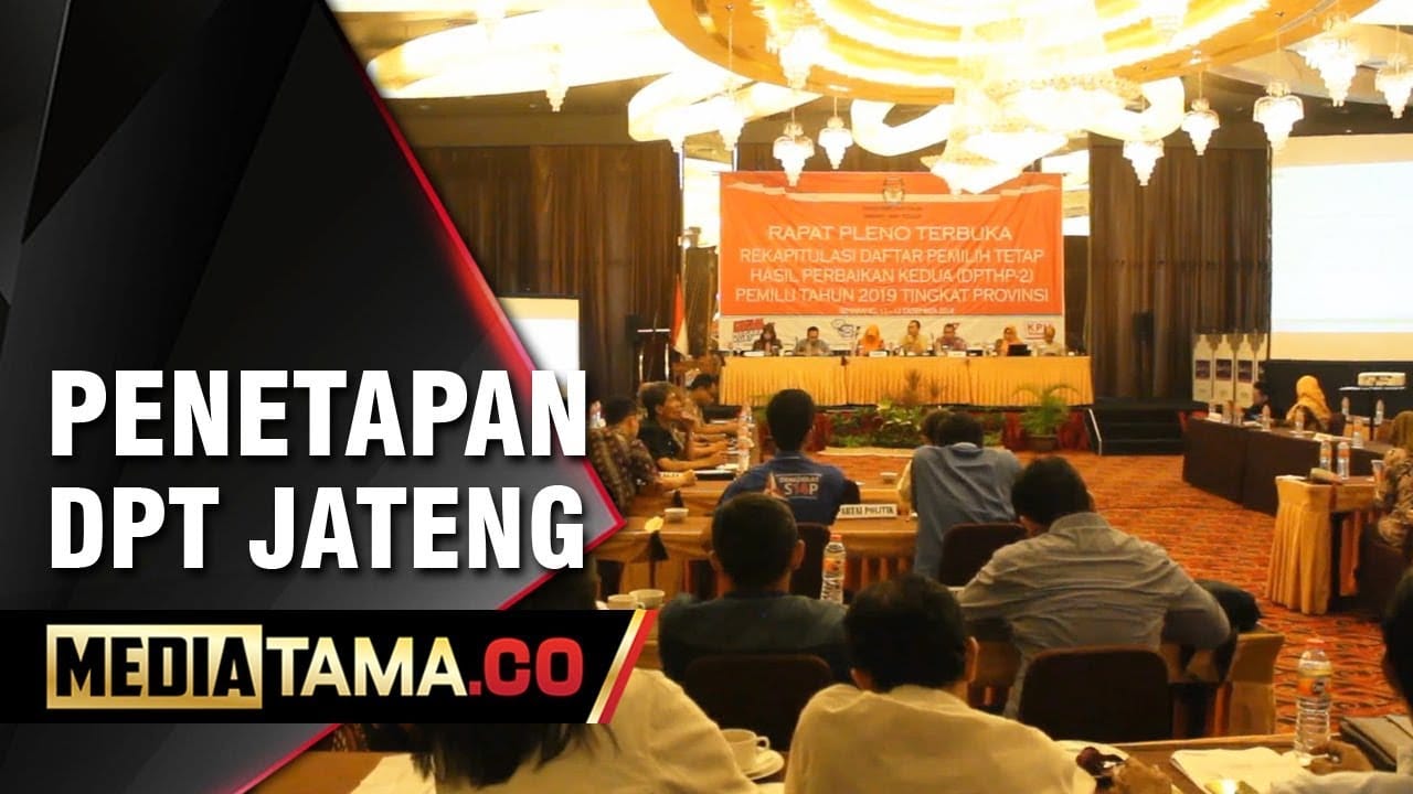 VIDEO: Aplikasi Sidalih KPU Trouble, Penetapan DPT Jateng Molor