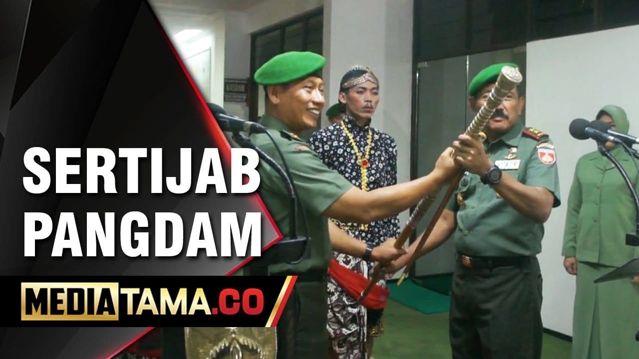VIDEO: Sertijab Pangdam IV Diponegoro, Mayjen TNI M. Effendi Gantikan Mayjen TNI Wuryanto