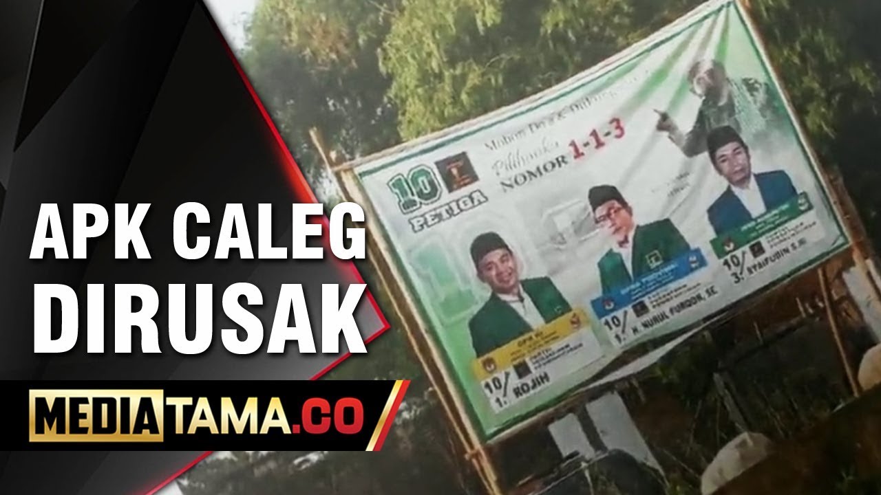 VIDEO: APK Caleg Dirusak, DPC PPP Laporkan Oknum Kades