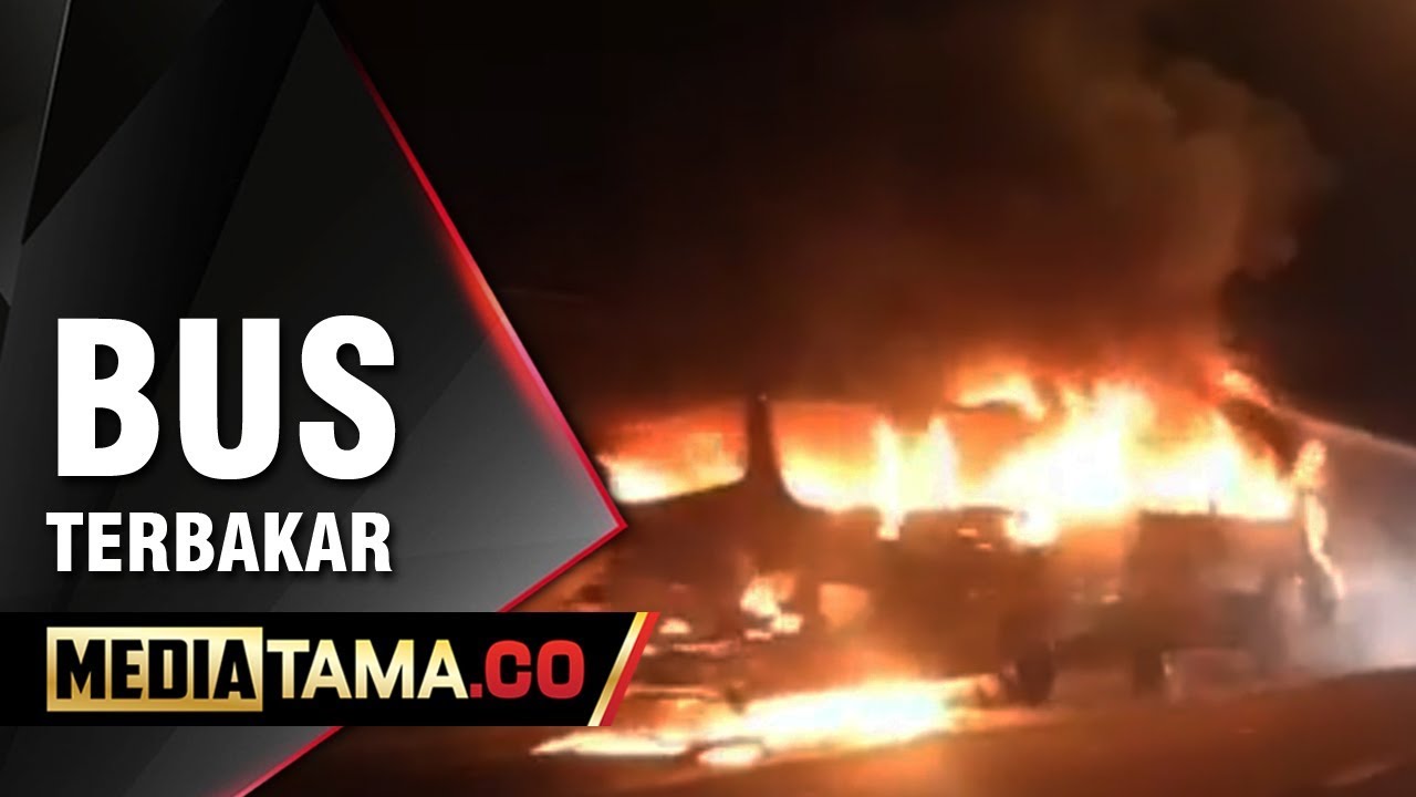 VIDEO: Detik-detik Bus Syarat Penumpang di Boyolali Terbakar