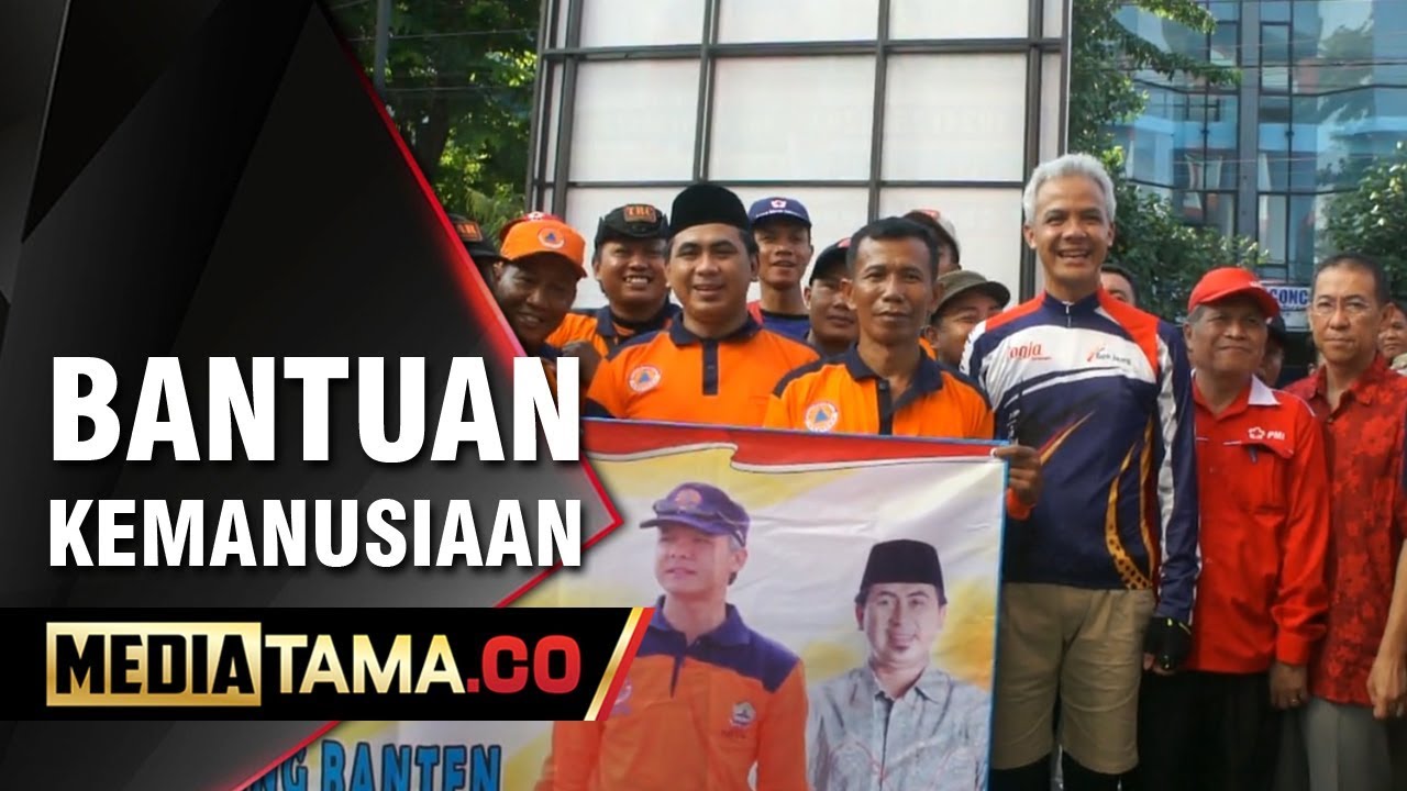 VIDEO: Jateng Kirim Puluhan Relawan dan Logistik ke Lokasi Terdampak Tsunami Selat Sunda