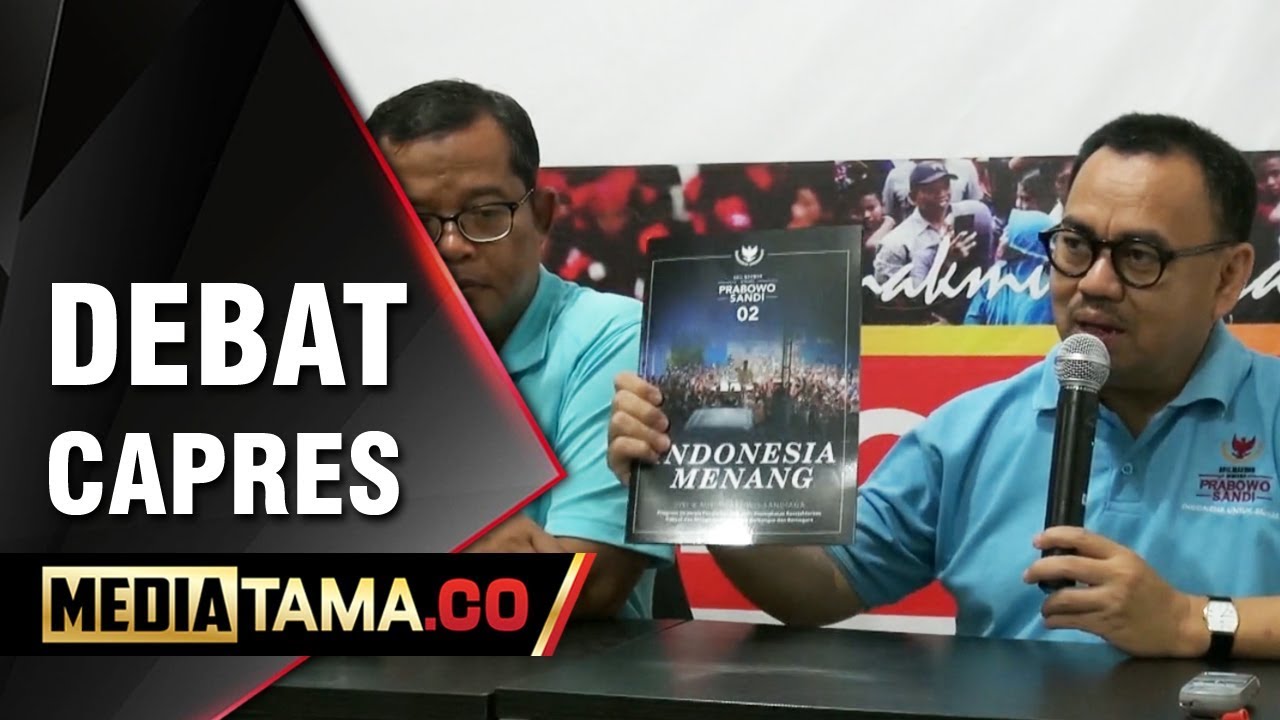 VIDEO: Jelang Debat Capres, Begini Persiapan Kubu Prabowo-Sandi