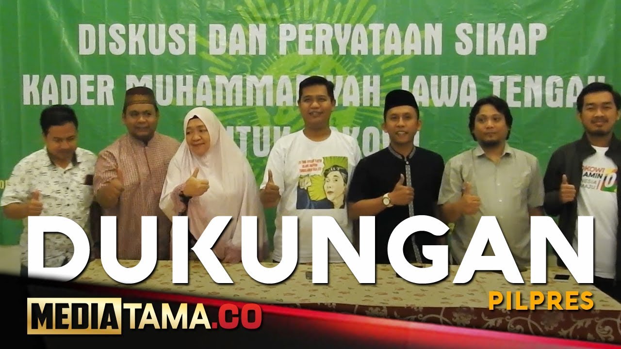 VIDEO: Kader Muda Muhamadiyah Jateng Dukung Jokowi-KH Maaruf Amin