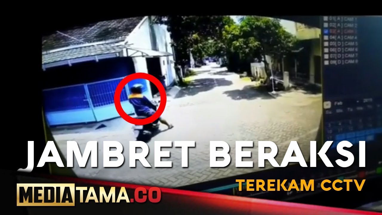 VIDEO: Detik detik Aksi Penjambretan di Semarang Terekam CCTV