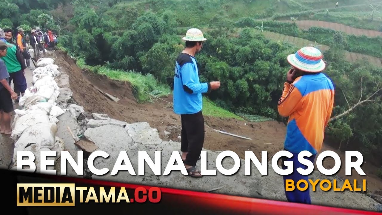 VIDEO: Jalur Dibawah Gunung Merapi Boyolali Longsor, Ratusan Warga Terisolir