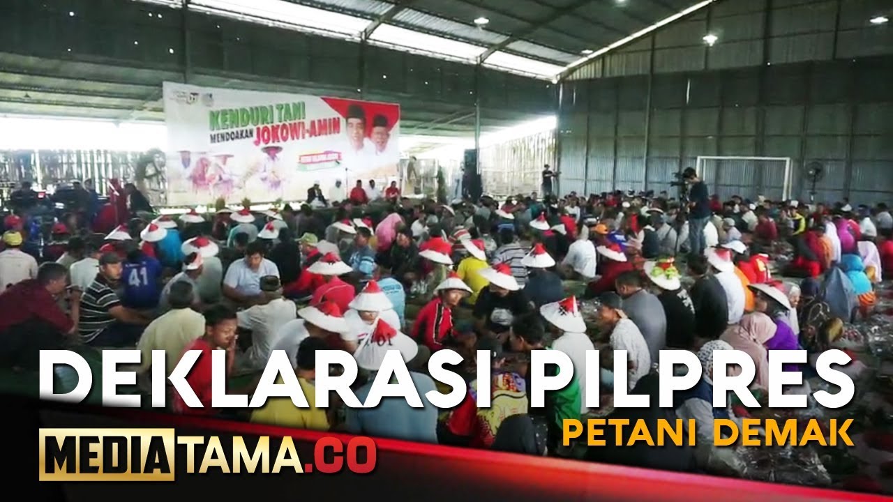 VIDEO: Petani Demak Siap Menangkan Jokowi-KH Maaruf Amin