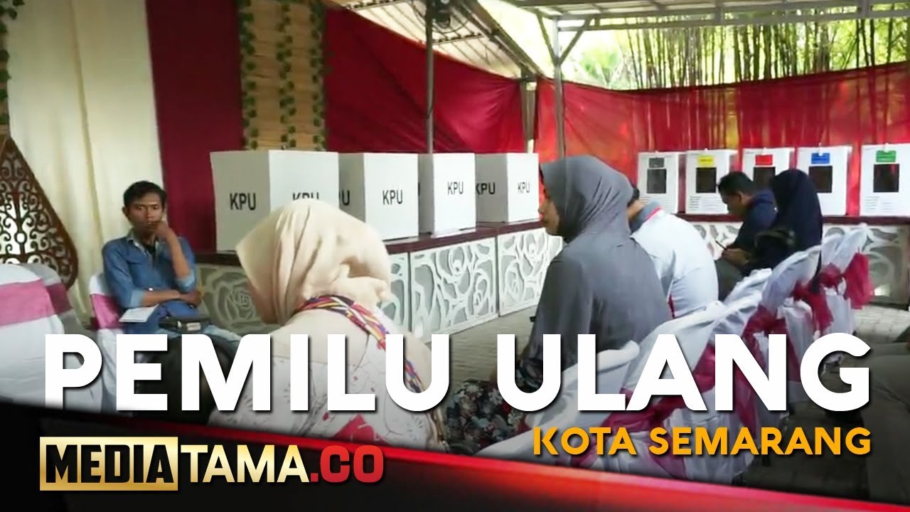 VIDEO: 6 TPS di Kota Semarang Gelar Pemungutan Suara Ulang