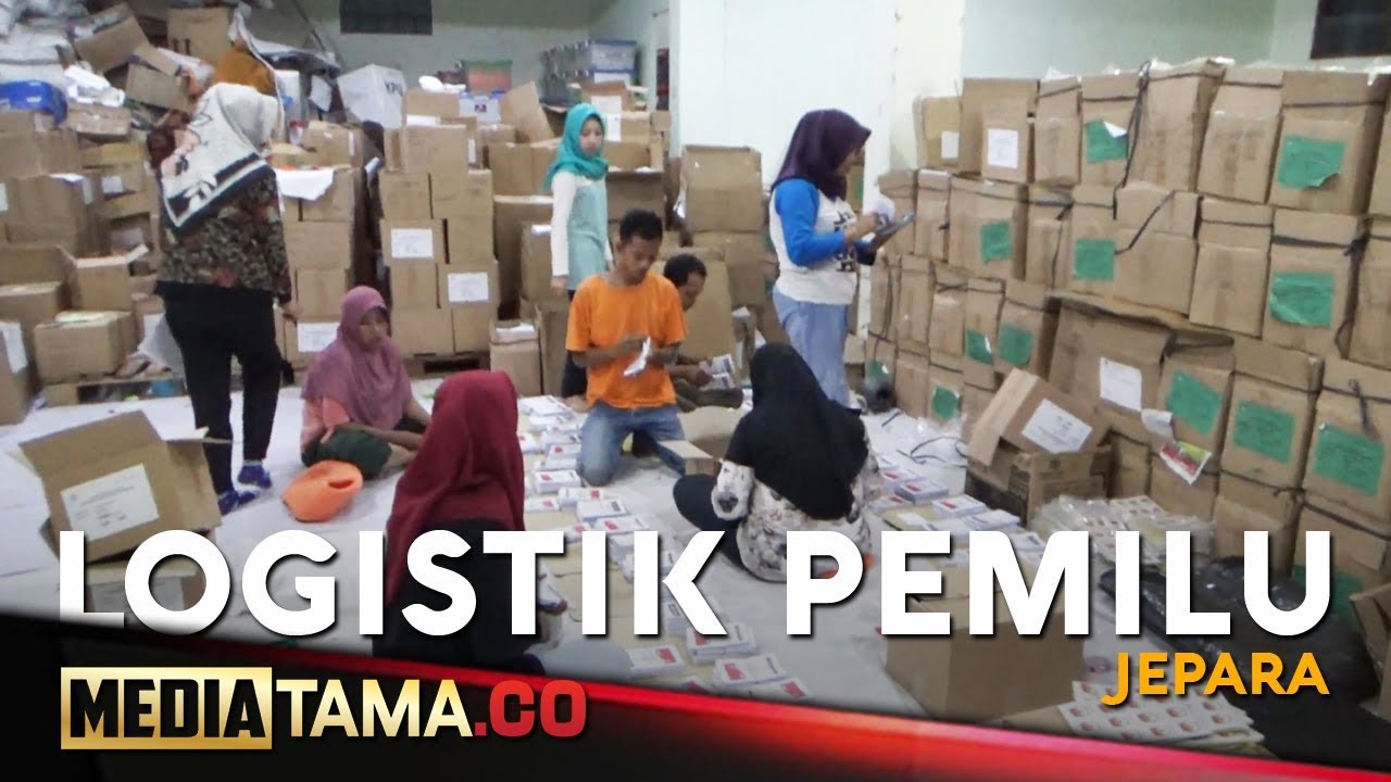 VIDEO: Kejar Target, KPU Jepara Lembur Persiapkan Logistik Pemilu