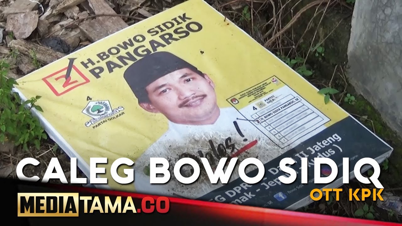 VIDEO: Paska OTT Oleh KPK, APK Caleg Bowo Sidik Dirusak