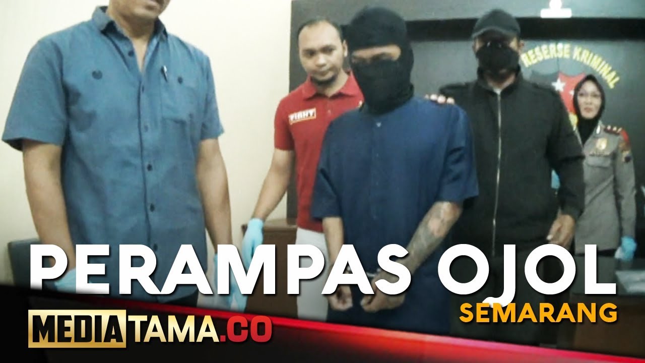 VIDEO: Pelaku Perampasan Motor Driver Ojol di Semarang Ditangkap