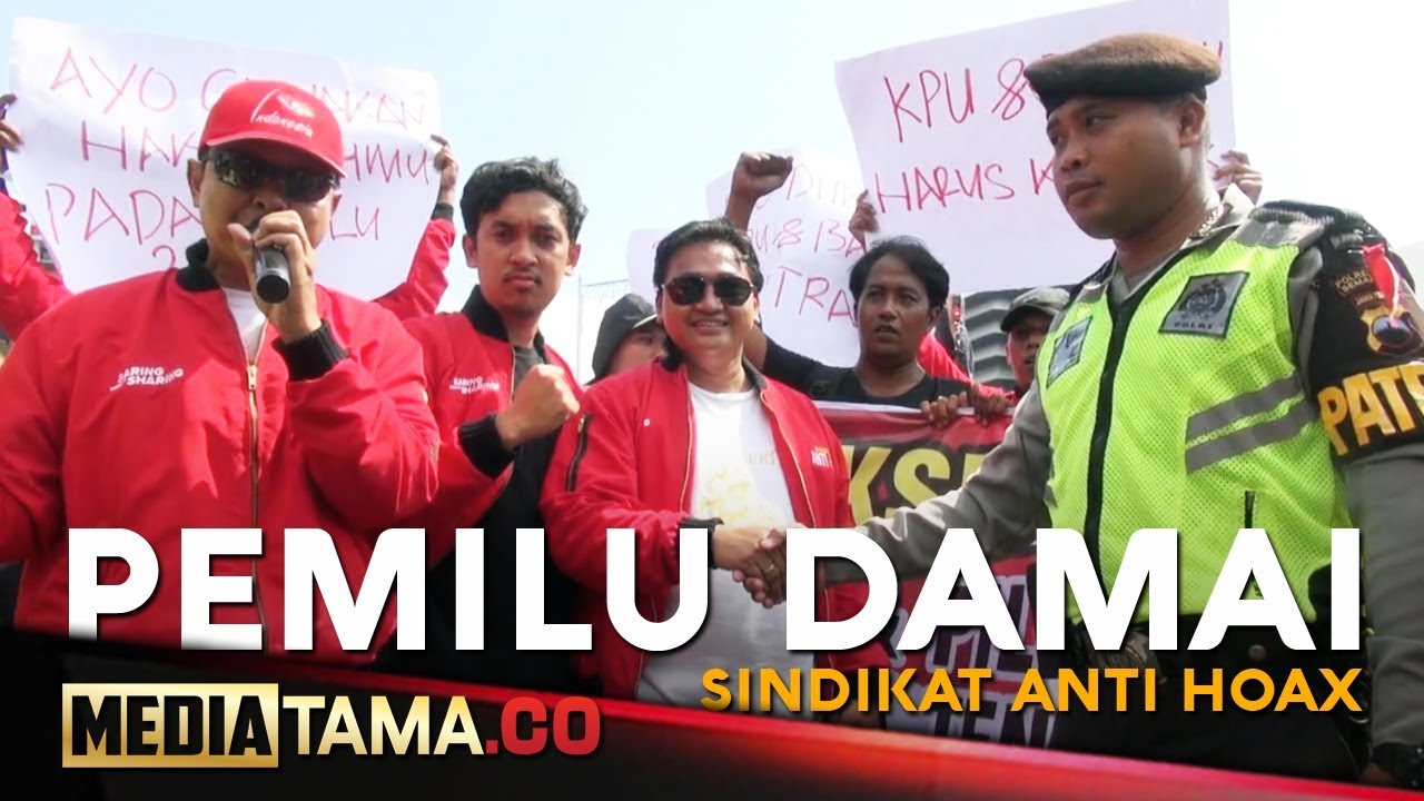 VIDEO: Puluhan Wartawan Semarang Kampanyekan Pemilu Damai