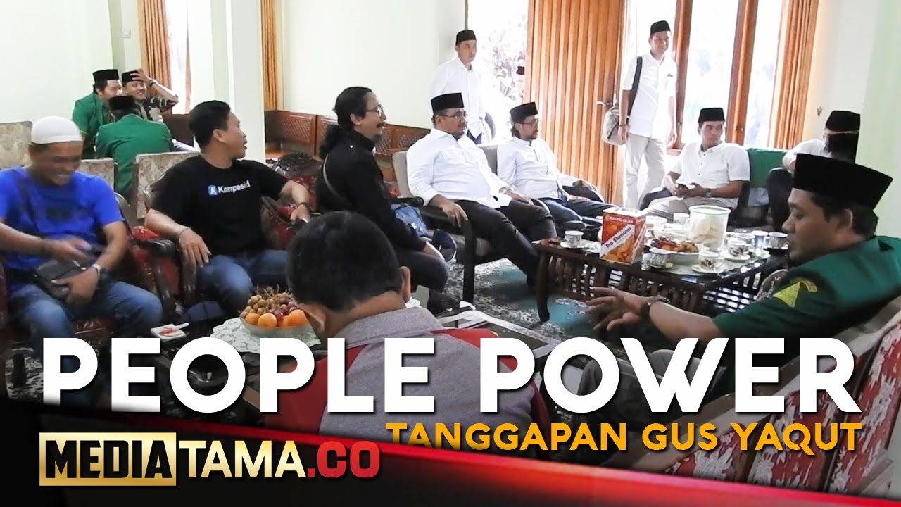 VIDEO: Tanggapan Gus Yaqut Soal Pernyataan Amin Rais Tentang People Power