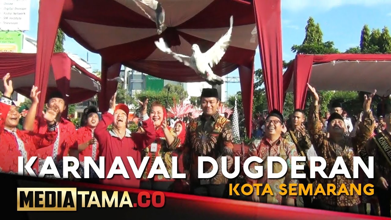 VIDEO: 10 Ribu Pelajar di Semarang Ikuti Karnaval Budaya Dugderan