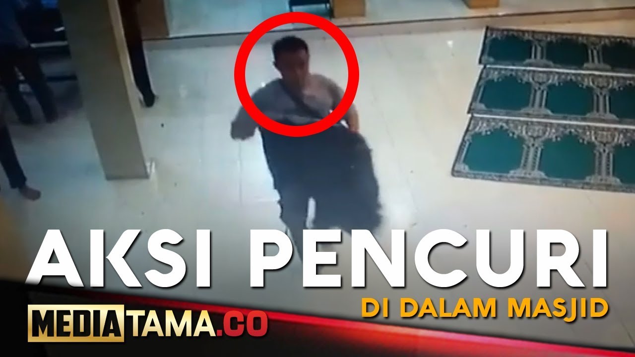 VIDEO: Aksi Pencurian Tas di Dalam Masjid di Boyolali Terekam CCTV