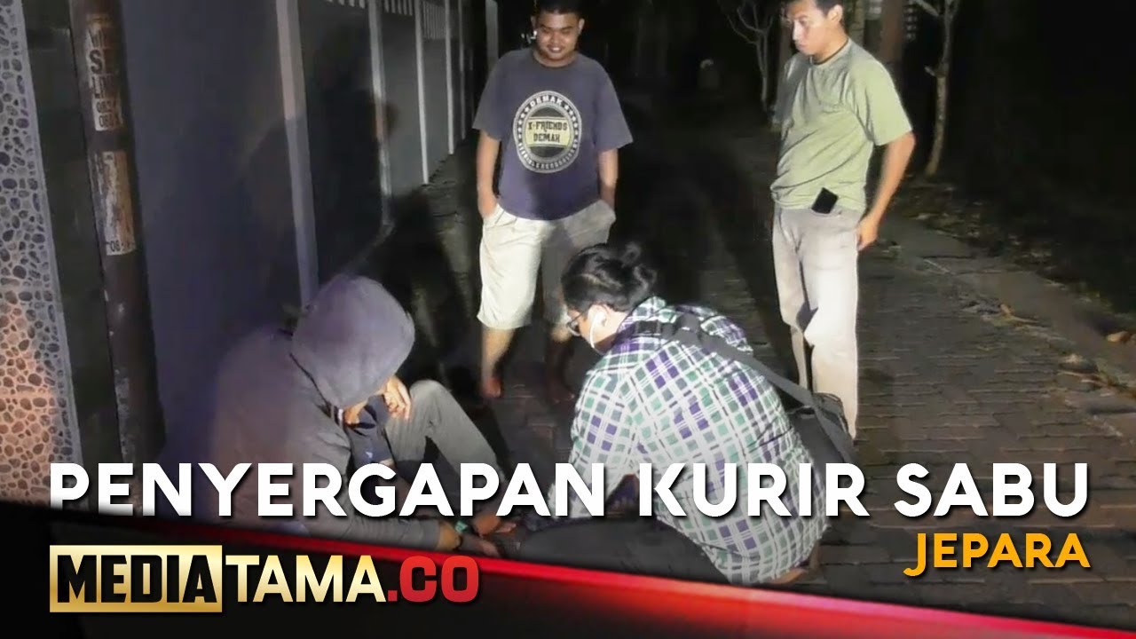 VIDEO: Detik-detik Kurir Sabu di Semarang Diringkus Polisi