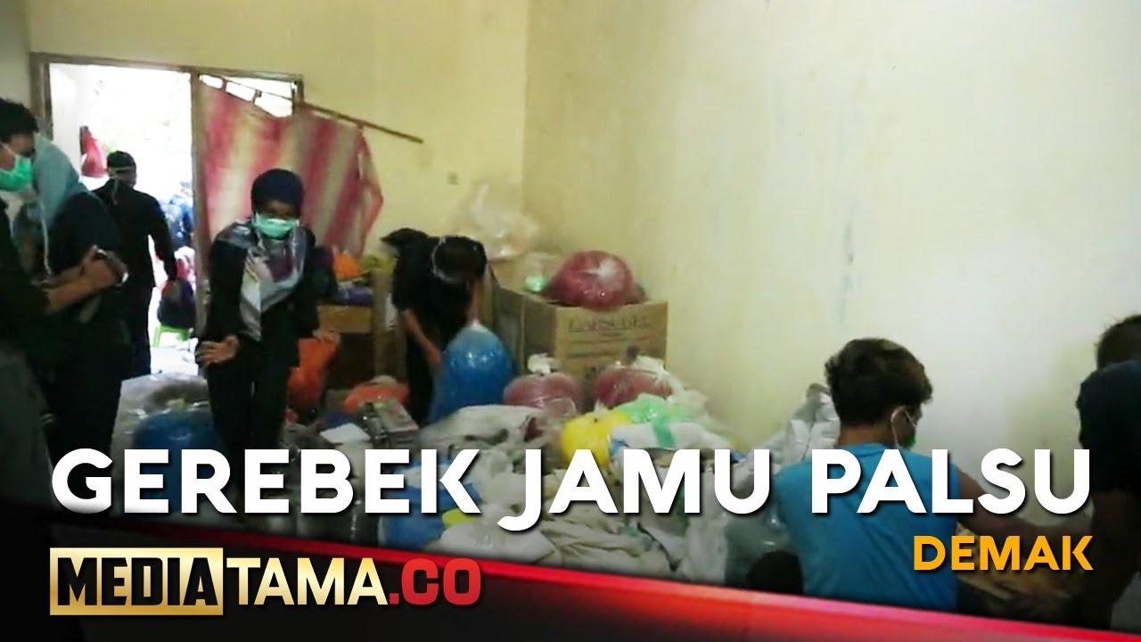 VIDEO: Detik-detik BPOM Semarang Grebek Rumah Produksi Jamu Palsu
