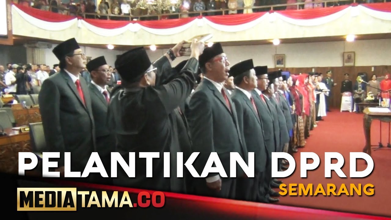 VIDEO: 50 Anggota DPRD Kota Semarang Resmi Dilantik