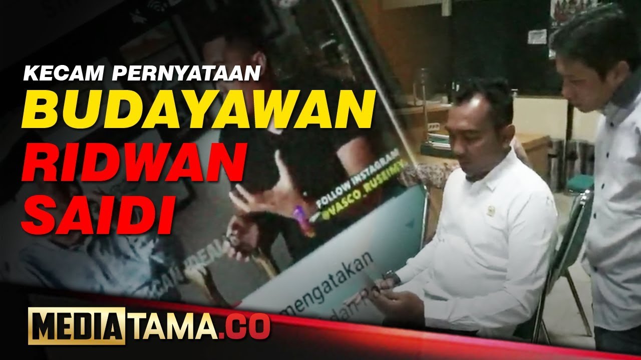 VIDEO: Warga Demak Kecam Pernyataan Budayawan Ridwan Saidi