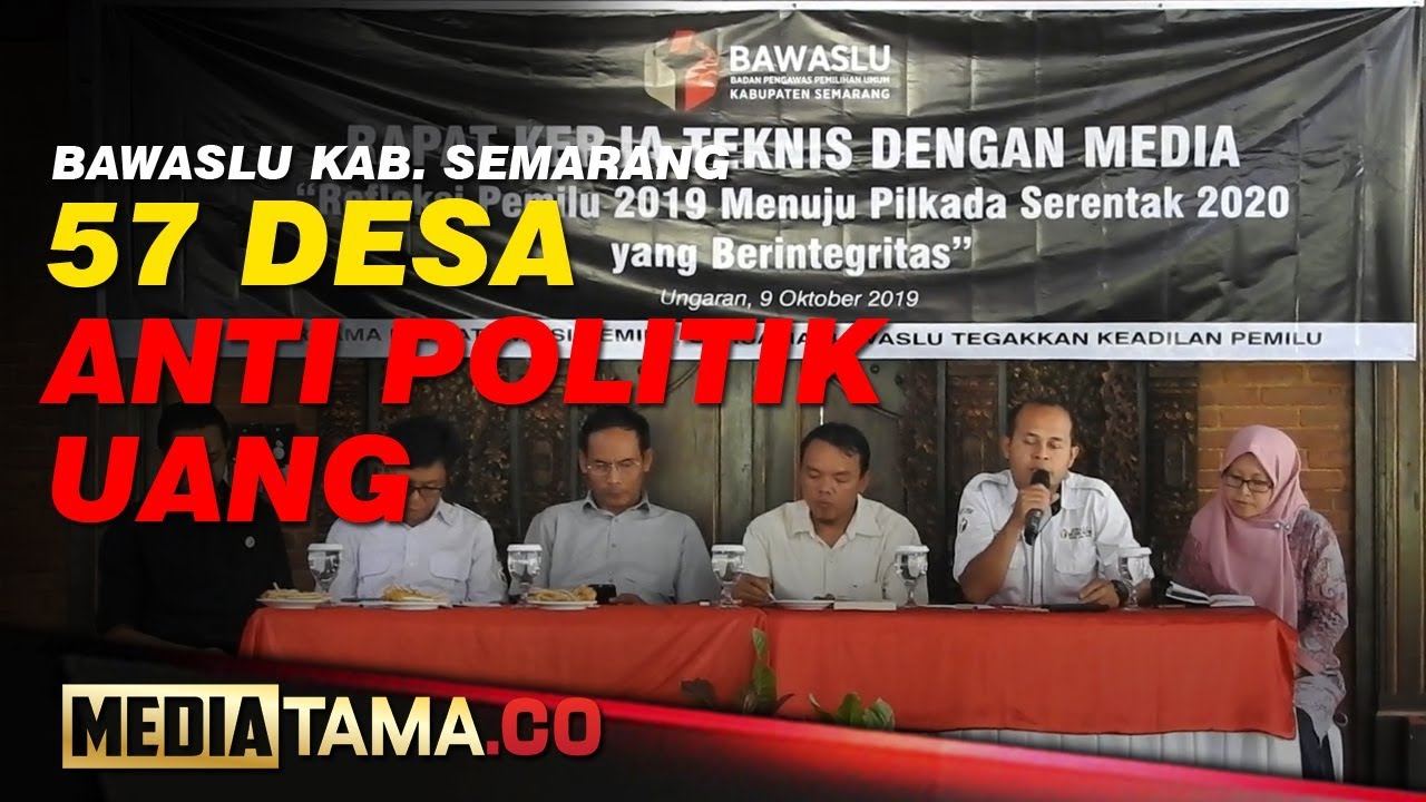 VIDEO : 57 DESA DI KAB. SEMARANG ANTI POLITIK UANG