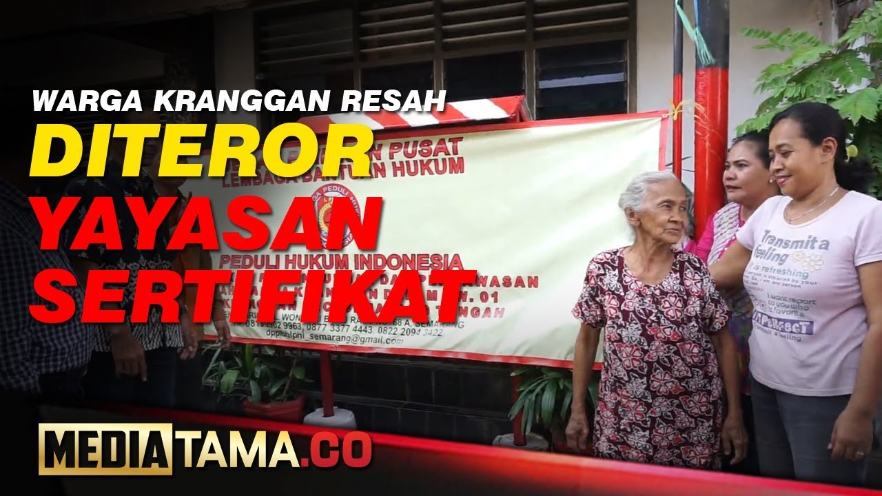 VIDEO : WARGA KRANGGAN RESAH DITEROR YAYASAN SERTIFIKAT
