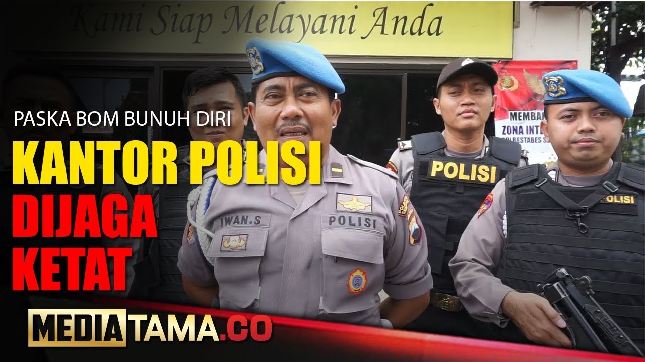 VIDEO : PENGAMANAN KANTOR POLISI DI SEMARANG DIPERKETAT