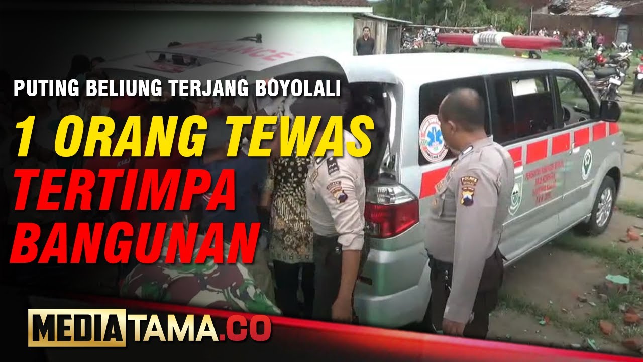 VIDEO : PUTING BELIUNG TERJANG BOYOLALI, 1 ORANG TEWAS TERTIMPA BANGUNAN