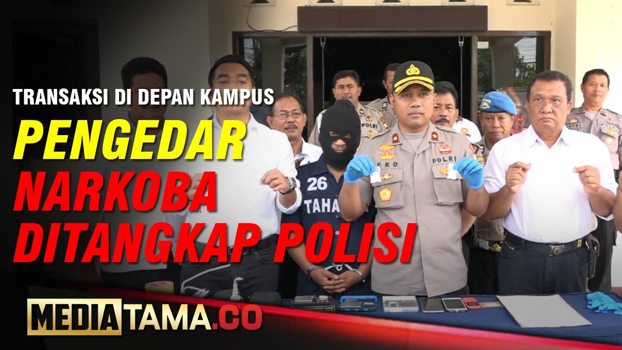 VIDEO : PENGEDAR SABU DITANGKAP POLISI DI DEPAN KAMPUS