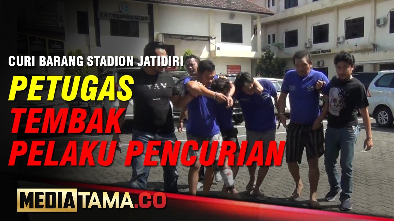 VIDEO : KOMPLOTAN PENCURI PROYEK STADION JATIDIRI DITANGKAP DI JAKARTA