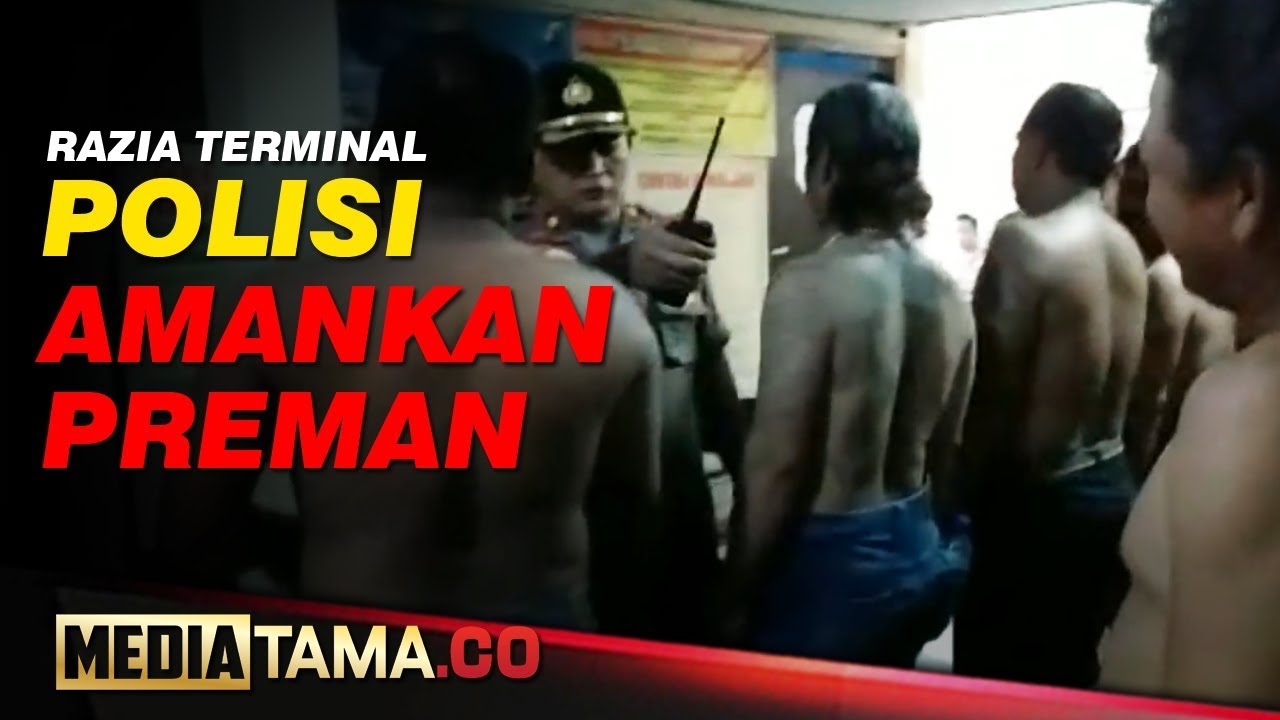 VIDEO : MERESAHKAN, 9 PREMAN EKS TERMINAL TERBOYO DITANGKAP POLISI