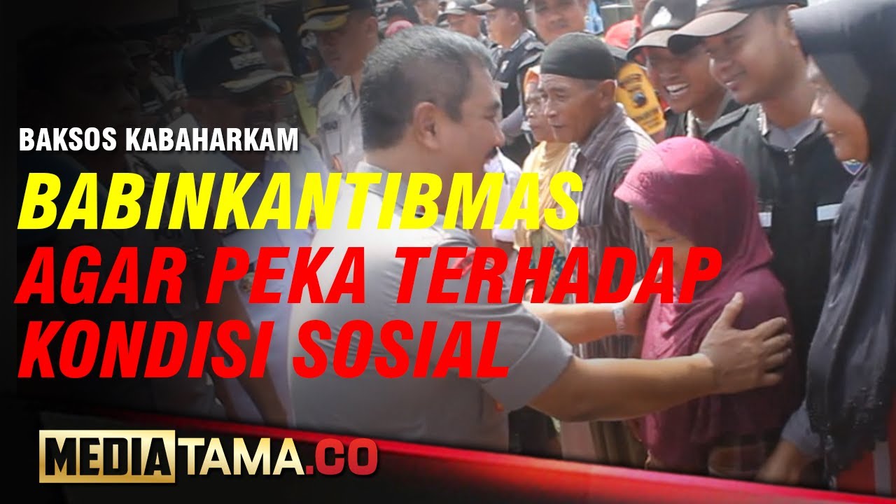 VIDEO : KABAHARKAM MABES POLRI GELAR BAKTI SOSIAL