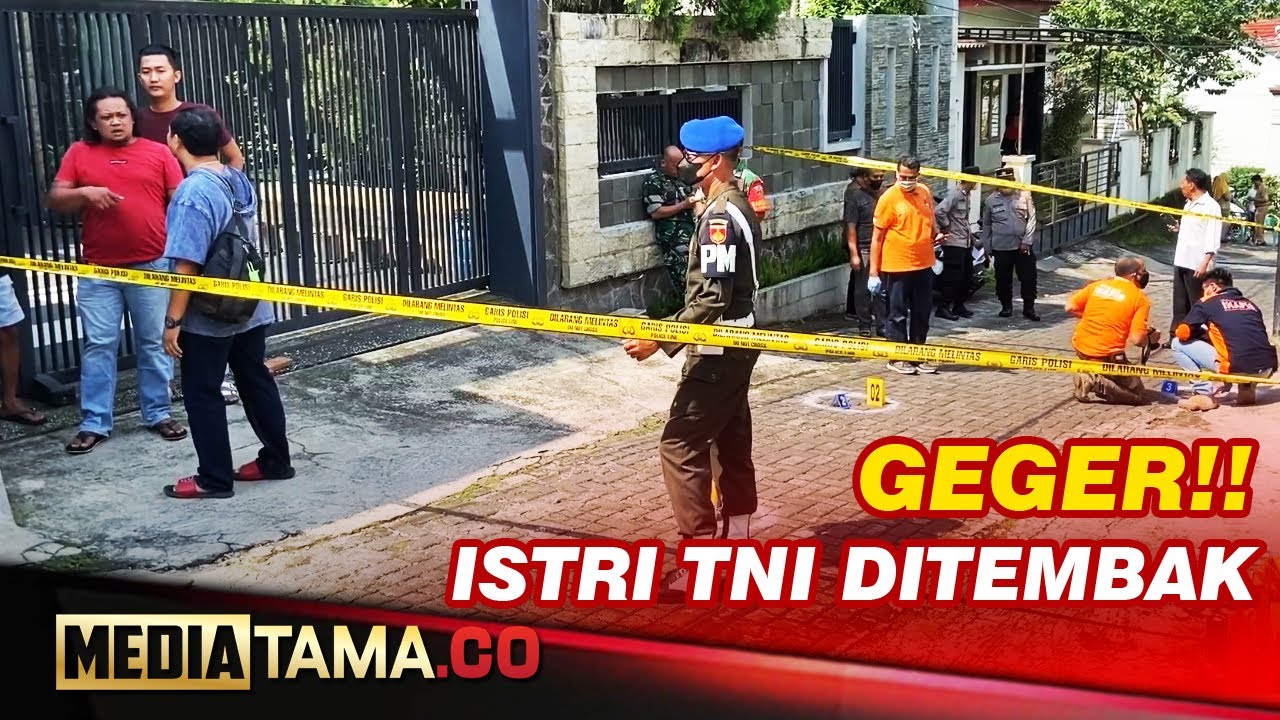 VIDEO : Istri Anggota TNI di Semarang Ditembak Orang Tidak Dikenal